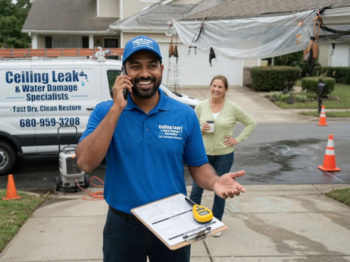 Ceiling Leak Cleanup Almond, NY FAQs